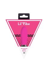 Розовый силиконовый мини-вибратор Lil Swirl - 10 см. - 