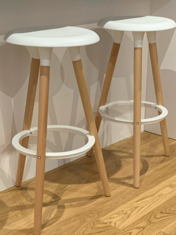 Дизайнерский барный стул-табурет Modern Loft, дерево, металл, для кухни, для кафе