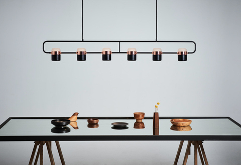 Люстра Ling PL6 Copper