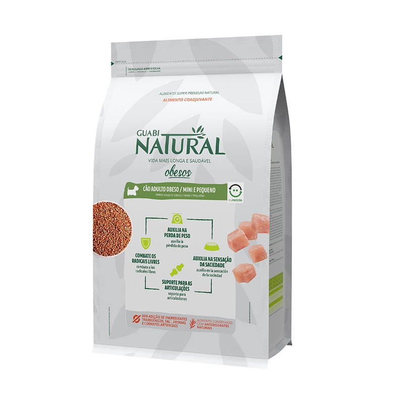 Guabi Natural Obesity 1,5 кг для собак мелких пород с избыточным весом ...