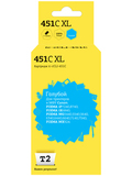 Картридж T2 IC-CCLI-451C XL для Canon PIXMA iP7240, MG5440, 6340, MX924, голубой, с чипом