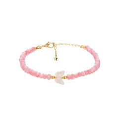 Браслет из Розового Перламутра, gold