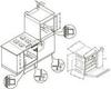 Встраиваемый духовой шкаф Korting OKB 792 CFN схема