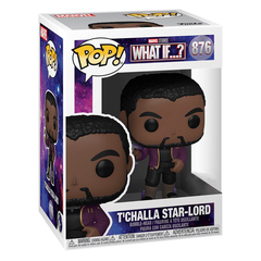 Фигурка Funko POP! Bobble Marvel What If T'Challa Star-Lord Unmasked (Exc) 56118