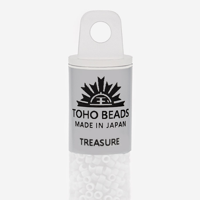 Японский бисер TOHO Treasure (№41F), непрозрачный матовый