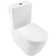 Villeroy&Boch Subway 2.0 5617R001 Унитаз, Villeroy&Boch, Subway 2.0, безободковый (с открытым смывным краем), тип установки-напольный, ширина, мм-370, глубина, мм-700, высота, мм-400, форма чаши-овальная, выпуск-горизонтальный, материал-керамика, бач фото