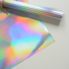 Термотрансферная пленка металлик, спектр зеркальный, размер отреза 25х25 см