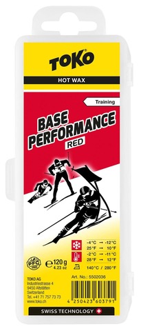 Картинка парафин Toko base performance 120 g red - 1