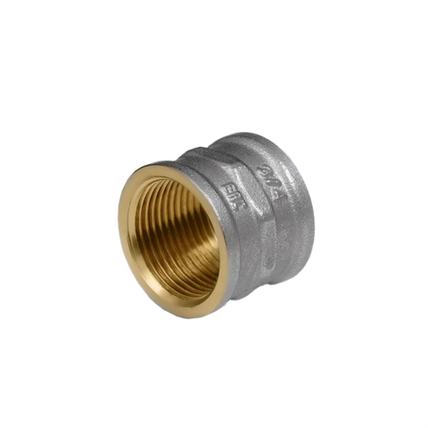 Купить Муфта лат Ду15 ВР никель Aquasfera недорого со склада в Хабаровске, Якутске, Владивостоке, Южно-Сахалинске, Благовещенске