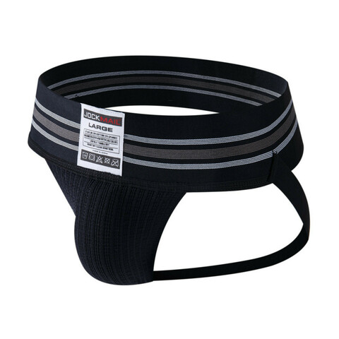 Мужские трусы джоки черные JOCKMAIL JM4021-2
