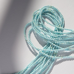 Туркенит (имитация бирюзы светлого оттенка), 2,5мм, шар