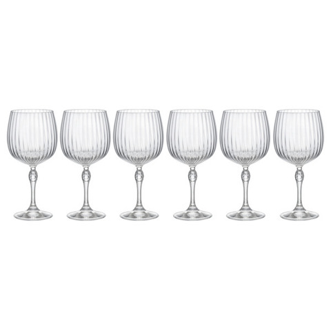 Набор бокалов для коктейля Джин-тоник Bormioli Rocco Америка 20-х 745 мл, 6 шт, стекло