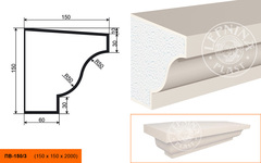 Подоконник ПB-150/3