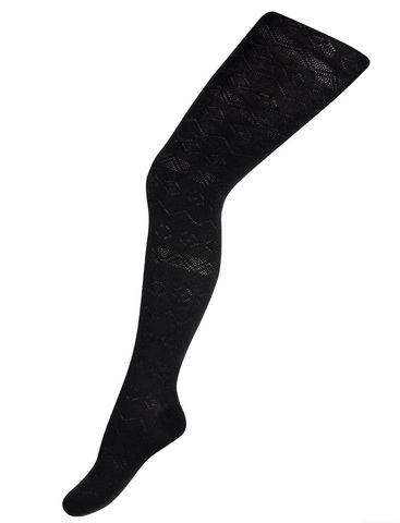 Черные ажурные колготки Arina