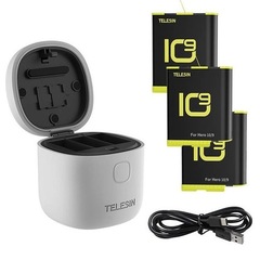 Зарядное устройство TELESIN Allin Box Portable Storage Charger для GoPro 9/10/11