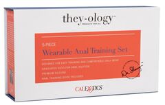 Набор из 5 анальных расширителей They-ology 5-Piece Wearable Anal Training Set - 
