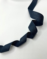 Киперная лента, цвет: тёмно-синий, ширина 17 мм