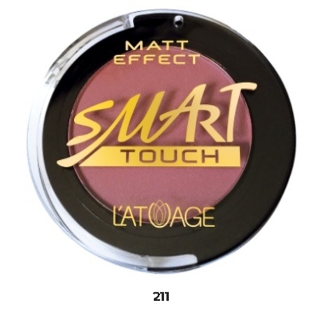 L’atuage Румяна компактные SMART TOUCH №211 сакура