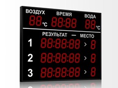 Табло для плавания Импульс 713-D13x8-L3xD13x7-T-T2