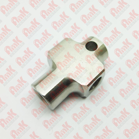 Тройник мама 10 x 1,00 mm, 1 обратный конус и 2 прямых, AN03, нерж. Accossato