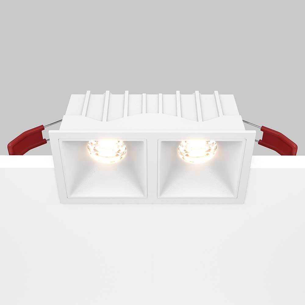 Встраиваемый светильник Maytoni Alfa LED DL043-02-10W3K-SQ-W
