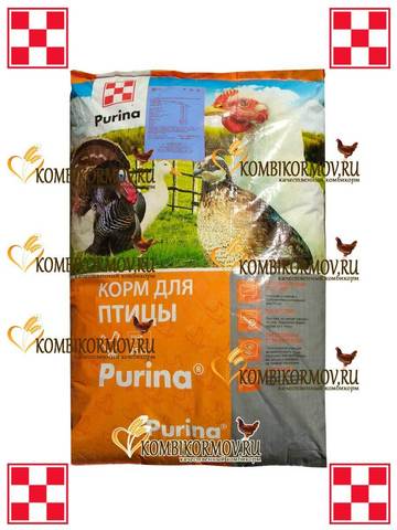 Комбикорм Гроуэр для индеек 9 - 15 нед. Purina