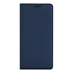 Чехол книжка из PU кожи синего цвета от Dux Ducis для смартфона ASUS Zenfone 12 Ultra, серия Skin Pro Series Case