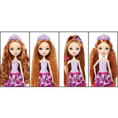 Холли О'Хара с набором для создания причесок