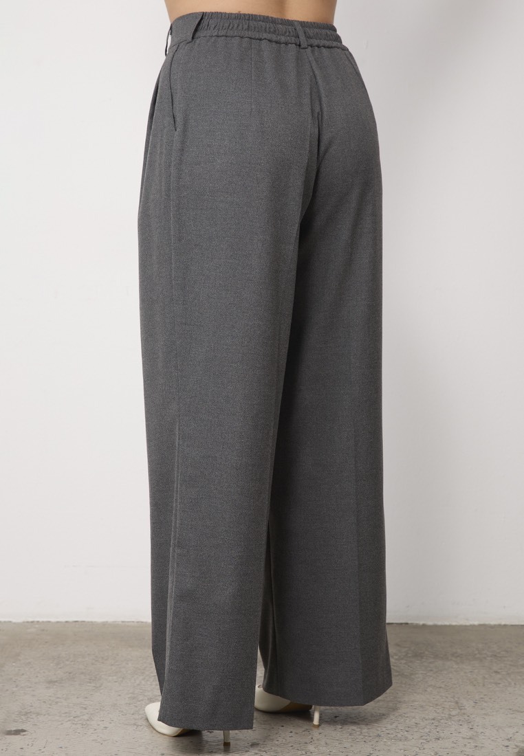 Брюки со стрелками; серый