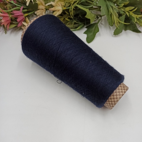 Кашемир на шелке Jaipur Cariaggi 30098 Чернильный