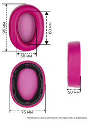 Амбушюры Sony MDR-100ABN, WHH900N