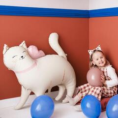 ПД Фигура, Кошечка с бантиком, Белый, 40