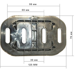 Лыжа кожуха шнеков снегоуборщика пластик (2шт) в интернет-магазине ЯрТехника