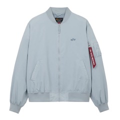 Бомбер Alpha Industries Logo L-2B Hunter Relaxed Mist (Серо-Голубой)