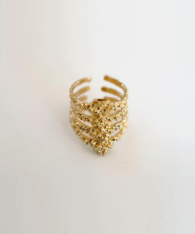 Кольцо Crystalline Spine Gold
