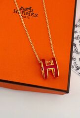 Колье с подвеской HERMES yellow VGOLD