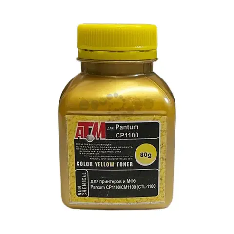 Тонер для заправки CTL-1100XK yellow для Pantum CP1100, CP1100DW, CM1100DN, CM1100DW, CM1100ADN, CM1100ADW - 80 гр