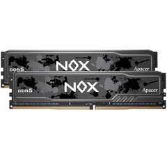 Модуль памяти DIMM DDR5 32Gb, 5200Mhz, 2x16Gb, Apacer Nox (AH5U32G52C522MBAA-2)
