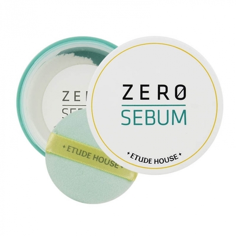 Etude House Zero Sebum Drying Powder пудра матирующая рассыпчатая против жирного блеска