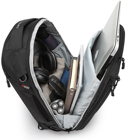 Картинка рюкзак городской Ozuko 9216S Black - 8