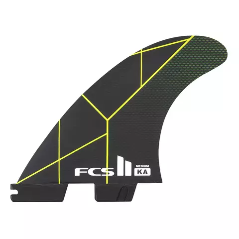 Плавники FCS II KA PC Medium Black/Acid Tri Retail Fins, компл. из трех, M