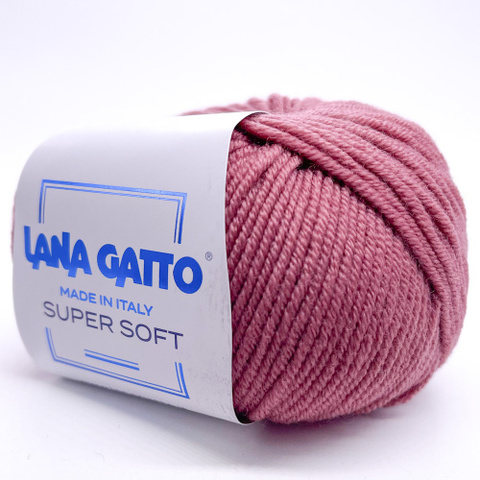 Пряжа Lana Gatto Super Soft 14445 амарант (уп.10 мотков)