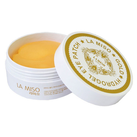 La Miso Gold Hydrogel Eye Patch - Гидрогелевые патчи с частицами золота для кожи вокруг глаз