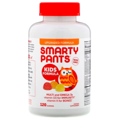 SmartyPants, мультивитамины и омега-3, вкус фруктов и ягод, 120 мармеладом (сод. желатин)