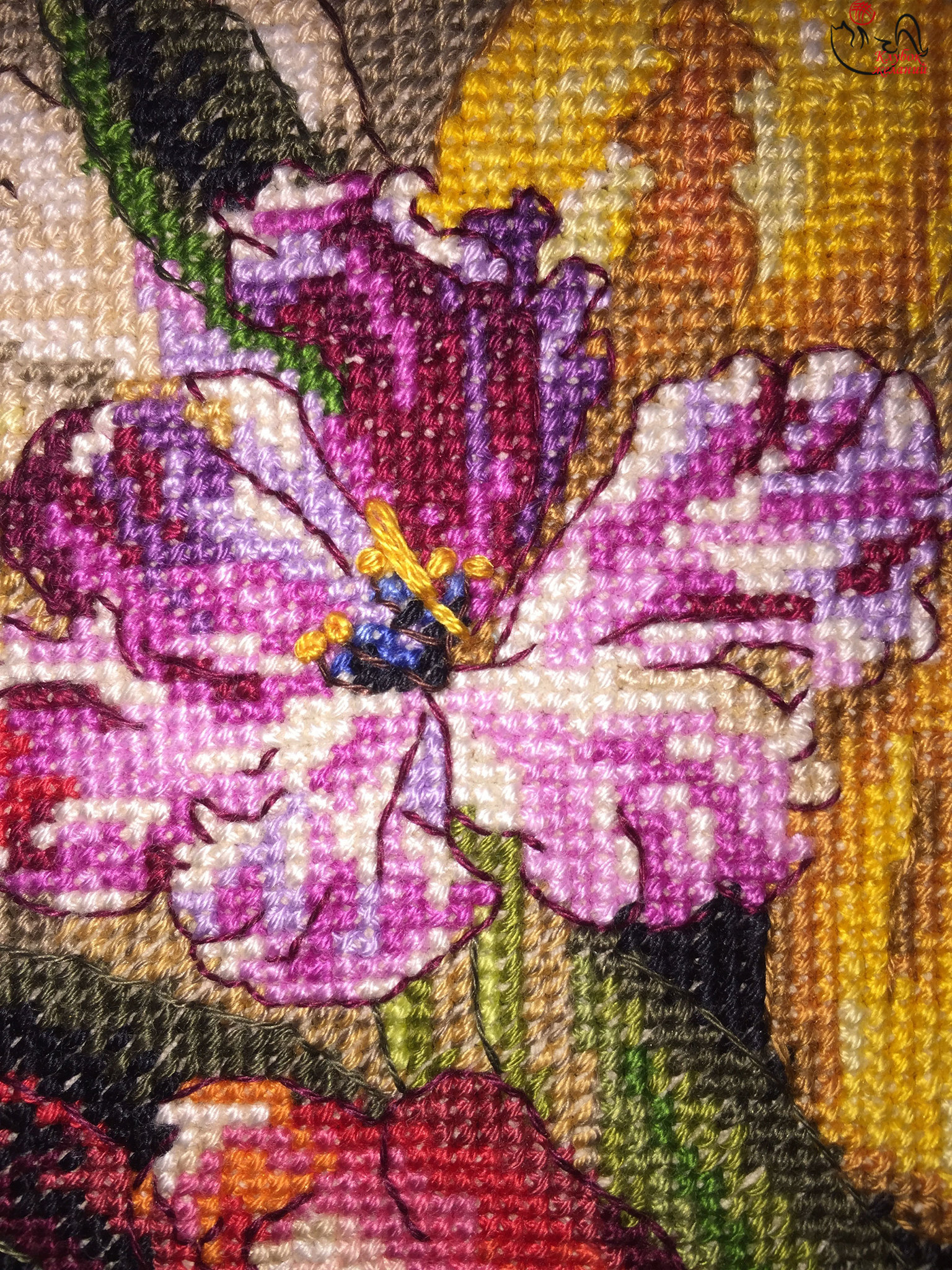 Картина вышивка бисером ТА-286 Бокэ Жемчужные тюльпаны 24х36