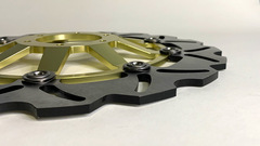 Передние тормозные диски ARASHI для Honda CBR F4 99-00/VFR 800 98-13/XL1000V, золотые