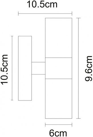 Уличный настенный светильник Arte Lamp MISTERO A3302AL-2BK