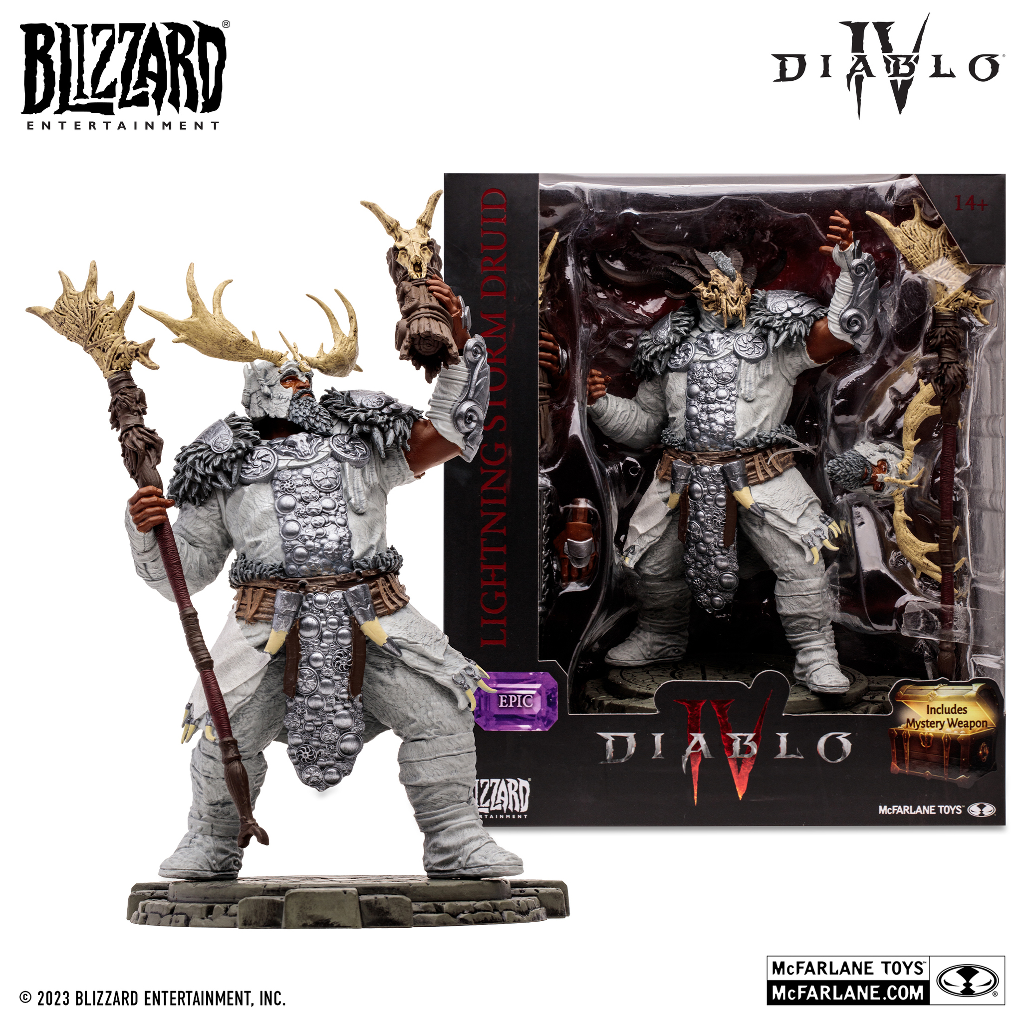 Фигурка McFarlane Toys Diablo IV: Lightning Storm Druid (Epic) – купить по  выгодной цене | Интернет-магазин комиксов 28oi.ru