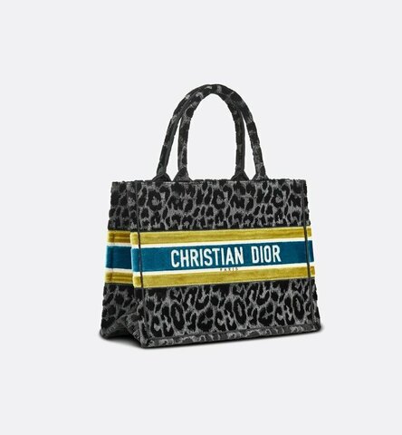 Сумка Dior Book Tote, модель маленького формата темно-серый