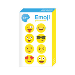 Маркеры для бокалов Emoji 8шт., фото 3